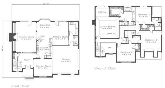 Floor Plan of Plan 6116