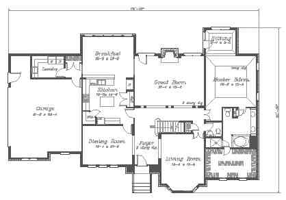 First Floor Plan of House